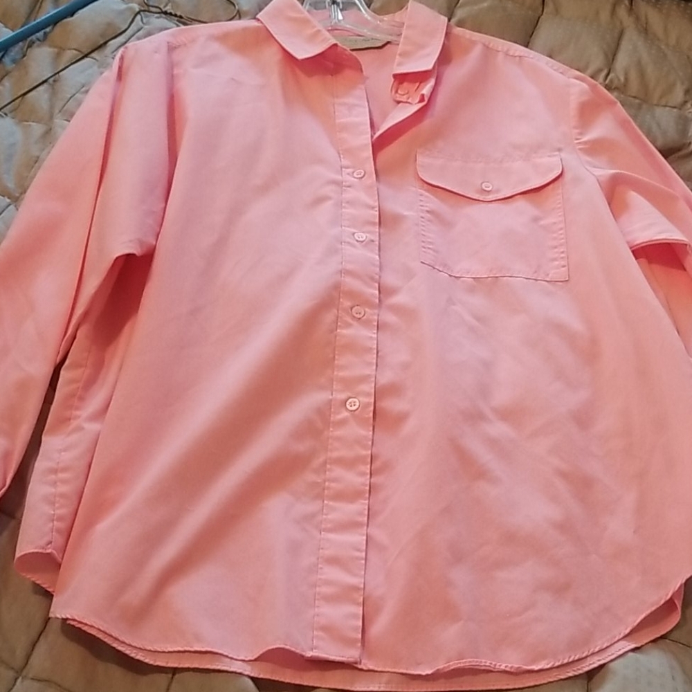 Pink Button Down - Picture 2 of 6
